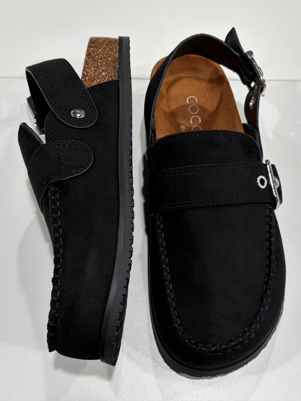 Coconuts by Matisse Women's 8M 8 Tyler Mule Shoes Black NWT Cushy Cork - Picture 6 of 10